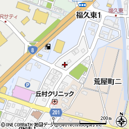 石川県金沢市荒屋1丁目106周辺の地図