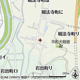 石川県金沢市観法寺町ハ周辺の地図
