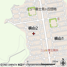 栃木県宇都宮市横山2丁目15周辺の地図