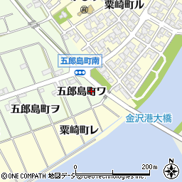 石川県金沢市五郎島町ワ周辺の地図