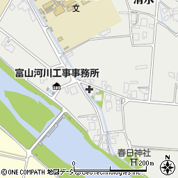 富山県小矢部市清水33周辺の地図