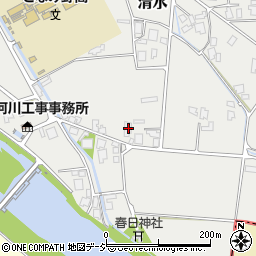 富山県小矢部市清水140周辺の地図