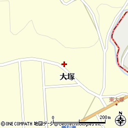 群馬県吾妻郡中之条町大塚1951周辺の地図