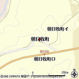 石川県金沢市朝日牧町周辺の地図