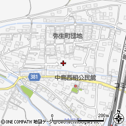 〒381-2231 長野県長野市川中島町四ツ屋の地図