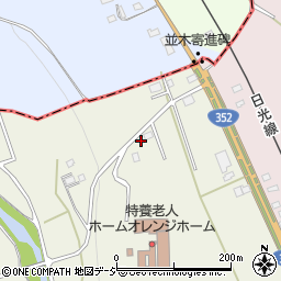 栃木県鹿沼市富岡490周辺の地図