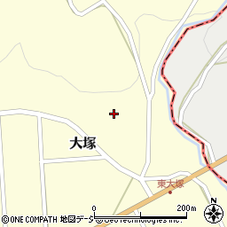 群馬県吾妻郡中之条町大塚1968周辺の地図