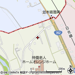 栃木県鹿沼市富岡490-4周辺の地図