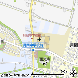 富山市立月岡中学校周辺の地図