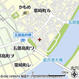 石川県金沢市粟崎町ホ110-1周辺の地図
