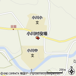 小川村役場周辺の地図