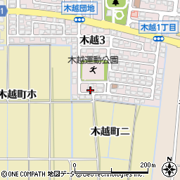 石川県金沢市木越3丁目94周辺の地図