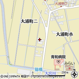 石川県金沢市大浦町ニ3周辺の地図