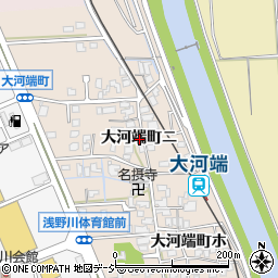 石川県金沢市大河端町ニ周辺の地図