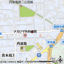 長野県長野市青木島周辺の地図
