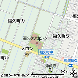 石川県金沢市福久町ワ24周辺の地図
