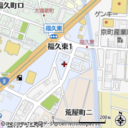 金沢　めぐみ教会周辺の地図