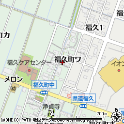 石川県金沢市福久町ワ85周辺の地図
