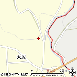 群馬県吾妻郡中之条町大塚1975周辺の地図