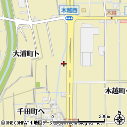 石川県金沢市木越町ヘ12周辺の地図