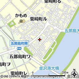 石川県金沢市粟崎町ホ110-33周辺の地図