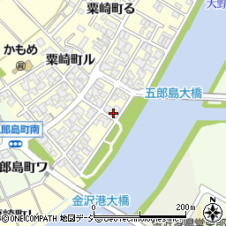 石川県金沢市粟崎町ホ110-72周辺の地図