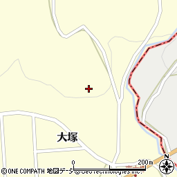 群馬県吾妻郡中之条町大塚1982周辺の地図