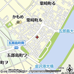石川県金沢市粟崎町ホ110-34周辺の地図