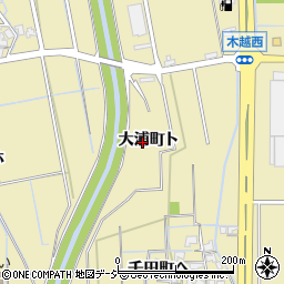 石川県金沢市大浦町ト周辺の地図