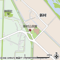 新村公民館周辺の地図