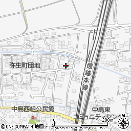長野県長野市川中島町四ツ屋1145-10周辺の地図