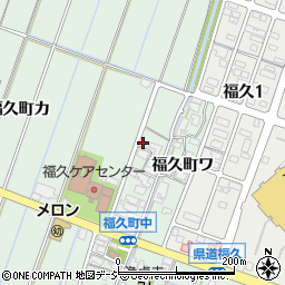 石川県金沢市福久町ワ54周辺の地図