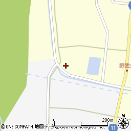 富山県企業局安川操作所周辺の地図