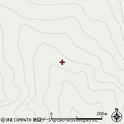 長次郎谷周辺の地図