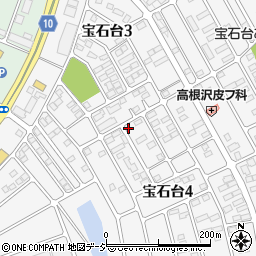 栃木県高根沢町（塩谷郡）宝石台周辺の地図