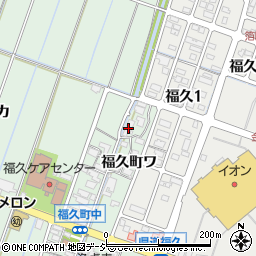 石川県金沢市福久町ワ73周辺の地図