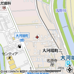 石川県金沢市大河端町東111周辺の地図