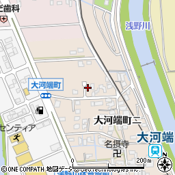 石川県金沢市大河端町東111-9周辺の地図