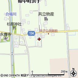 浜子公民館周辺の地図
