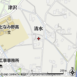富山県小矢部市清水121周辺の地図