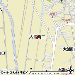 石川県金沢市大浦町ニ周辺の地図