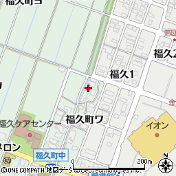 石川県金沢市福久町ワ67周辺の地図