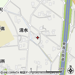 富山県小矢部市清水211周辺の地図