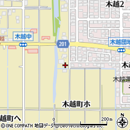 石川県金沢市木越町ホ69周辺の地図