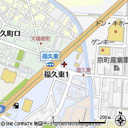 焼肉きんぐ金沢福久店周辺の地図