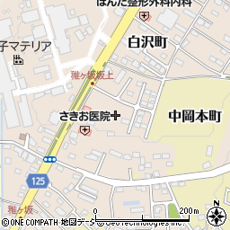 栃木県宇都宮市白沢町2021-28周辺の地図