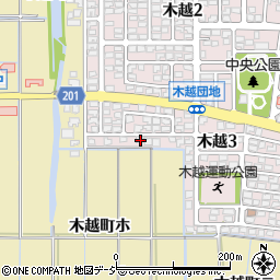 石川県金沢市木越3丁目137周辺の地図