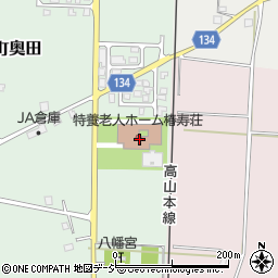 椿寿荘ヘルパーステーション周辺の地図