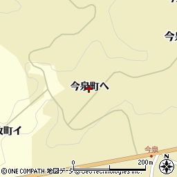 石川県金沢市今泉町（ヘ）周辺の地図