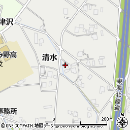 富山県小矢部市清水215周辺の地図